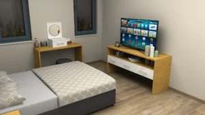 country yatak odasi 3d cizim 56 300x169 - Yatak Odası