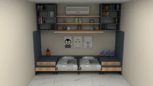 Çocuk Odası modern genc odasi 3d cizim 54 300x169 - Çocuk Odası