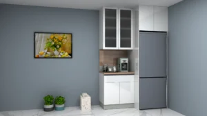 Mutfak modern kahve kosesi dolabi 3d cizim 50 300x169 - Mutfak