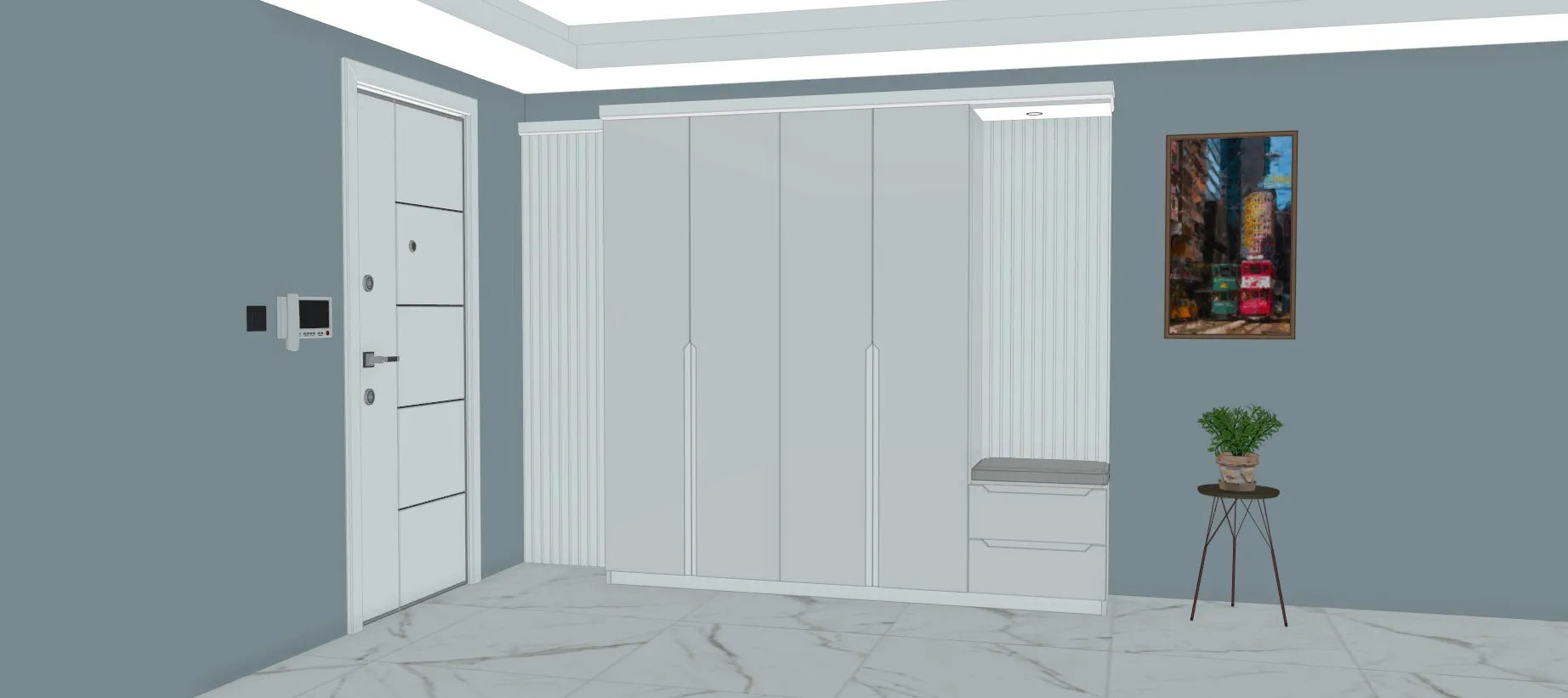 3 boyutlu dolap çizim hizmeti