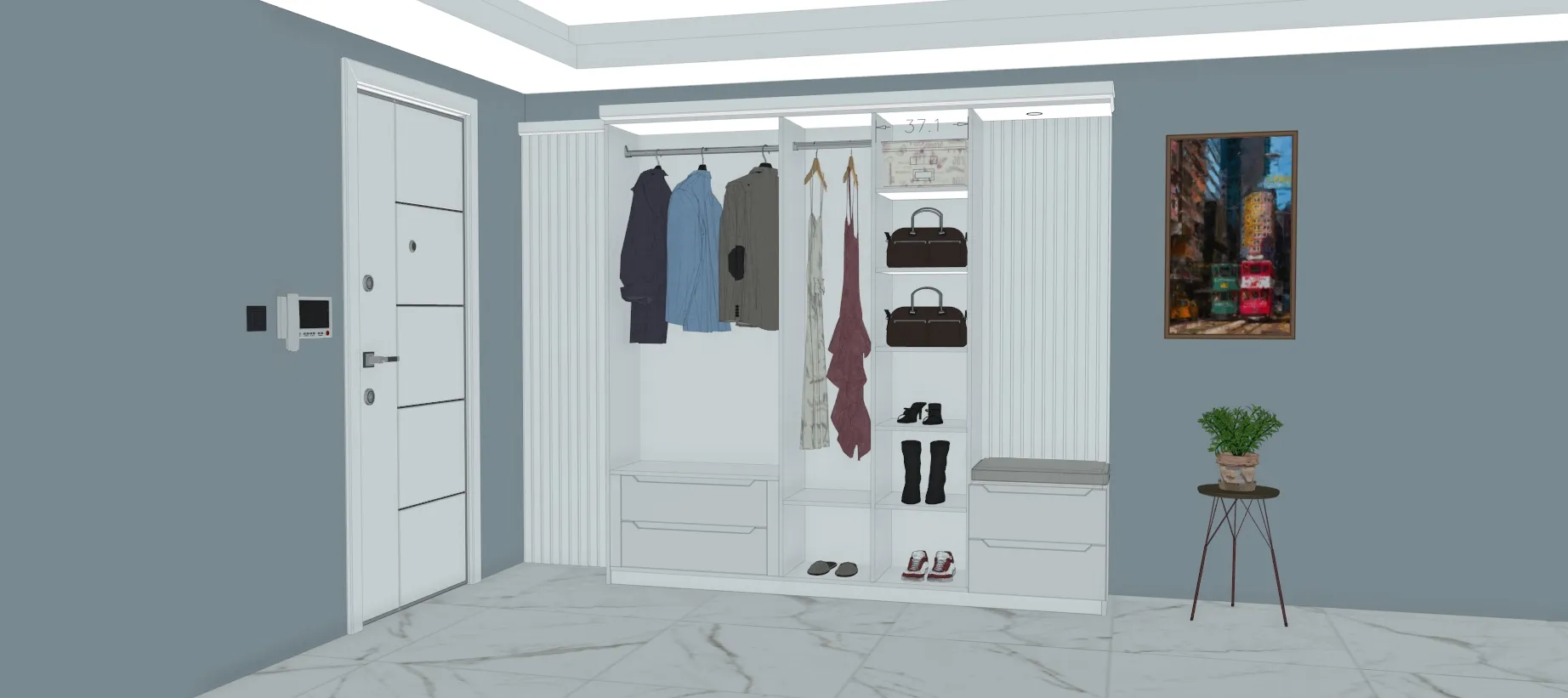 3 boyutlu dolap çizim hizmeti