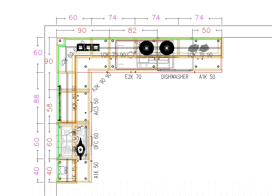 2d mobilya yerlesim plani - 2D Mobilya Yerleşim Planı